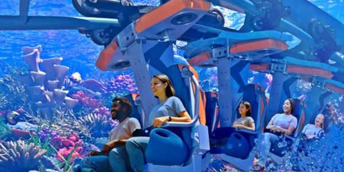 Inverted family coaster dives into SeaWorld San Antonio