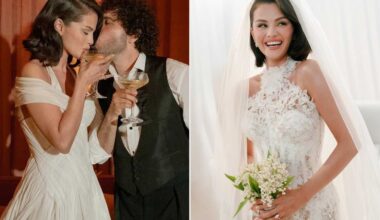 Selena Gomez Shares the First Look at Her Wedding Reception Dress in New Photos