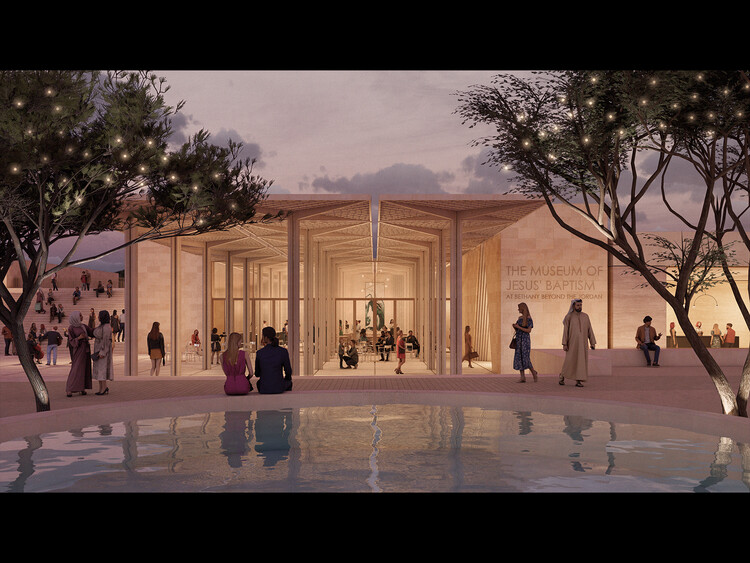 Seven Finalist Designs Revealed for the Museum of Jesus’ Baptism in Jordan - Image 15 of 46