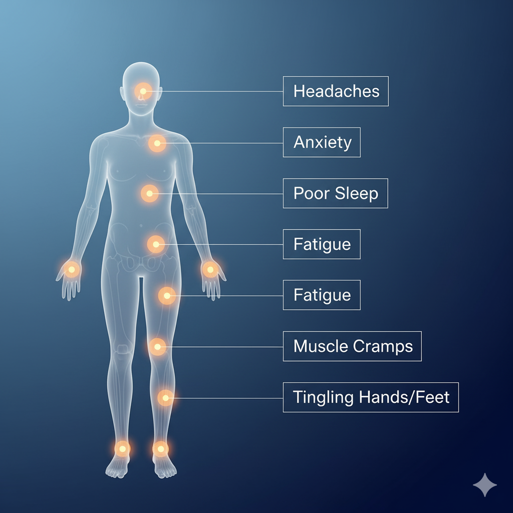 Signs your magnesium may be low