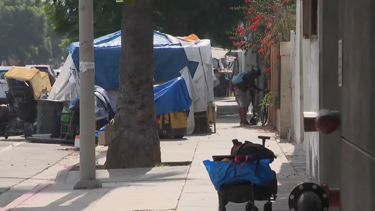 South LA homeless encampment continues to resurface – NBC Los Angeles
