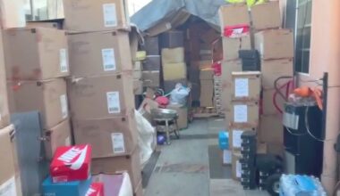 $1.4 million in stolen sneakers, electronics from train cargo found in Los Angeles home