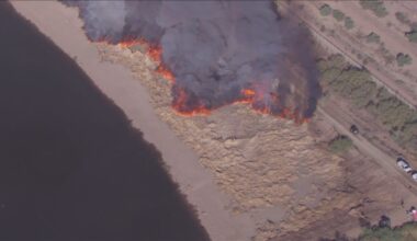 Tres Rios Wetlands undergoes prescribed burn