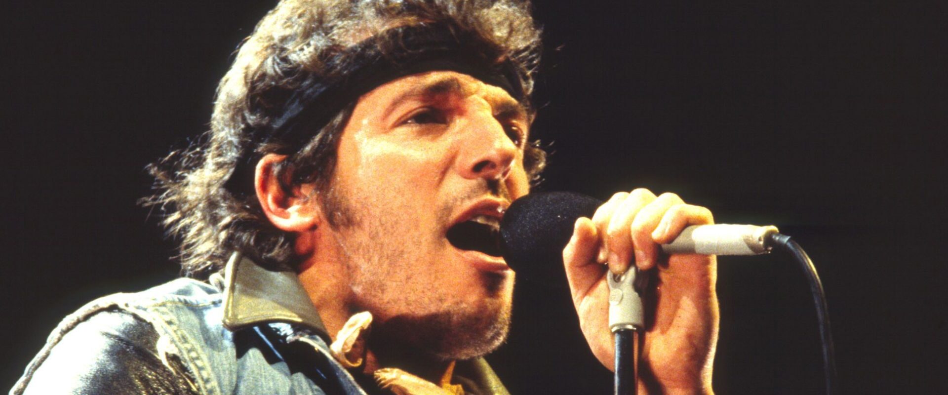 Bruce Springsteen performing