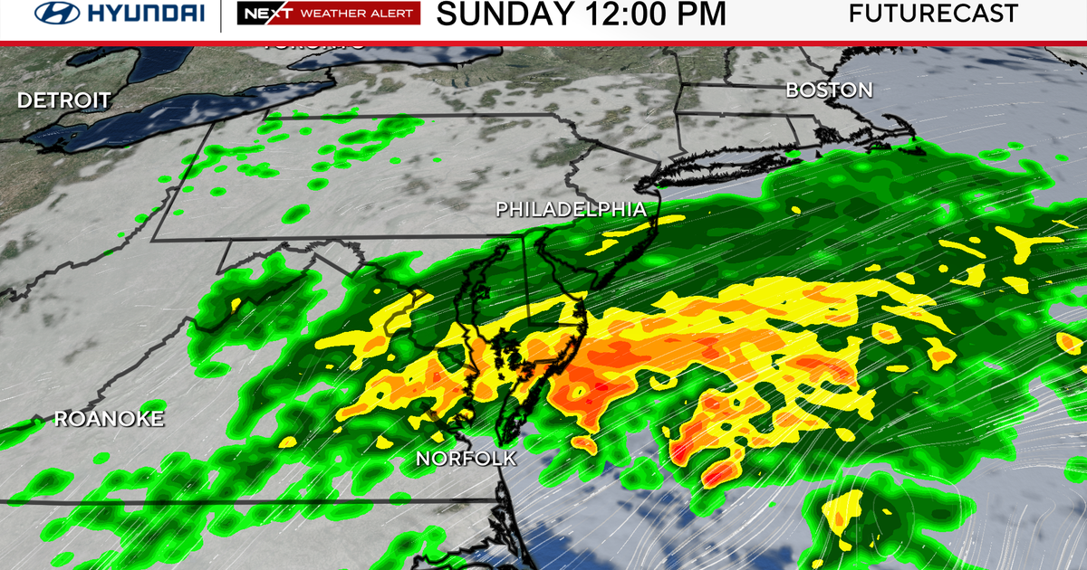 Coastal storm set to hit Philadelphia area, Jersey Shore with heavy rain, strong winds. Here's the forecast.