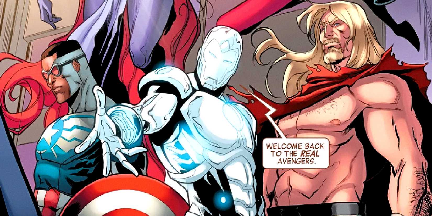 Superior Iron Man assembles the Axis Avengers in Marvel Comics
