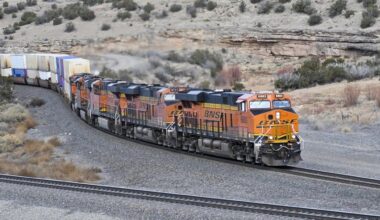 BNSF is planning to build a $3.2 billion logistics park and rail hub northwest of Phoenix. (Photo b...