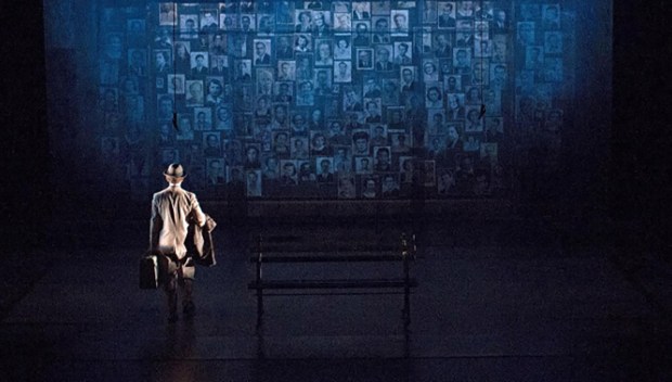 A scene from Up Until Now Collective's national touring production of the opera "Fellow Travelers," which San Diego Opera will present July 10-12 at the Balboa Theatre. (Up Until Now Collective)