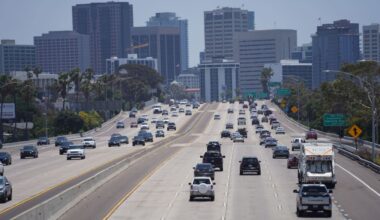 Northbound I-5 along Mission Bay will be closed all weekend
