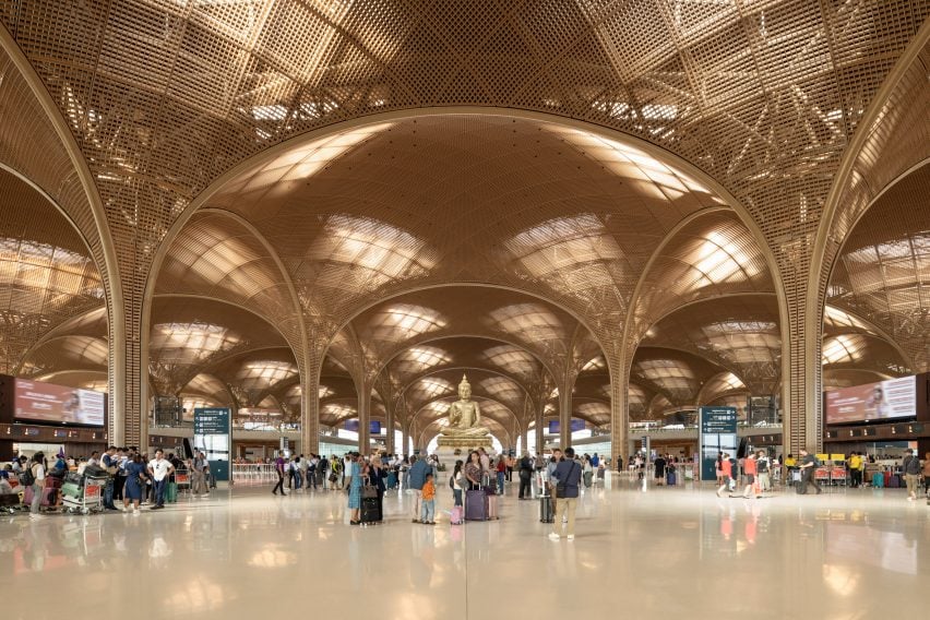 Terminal building in Cambodia by Foster + Partners