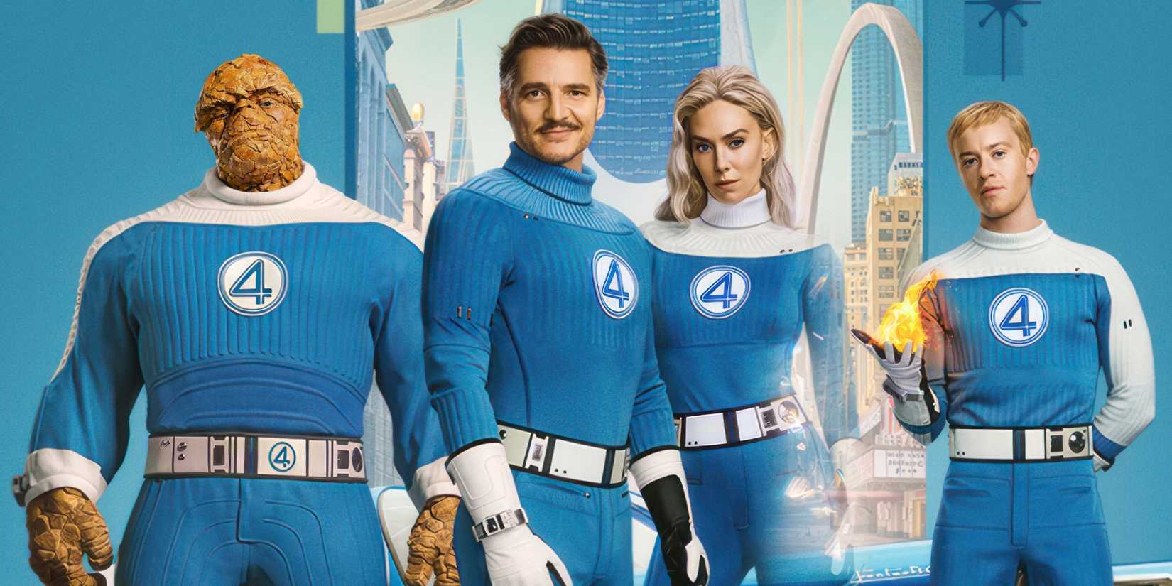 The Thing, Mister Fantastic, Invisible Woman, and the Human Torch appear in The Fantastic Four: First Steps