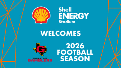 Shell Energy Stadium to serve as home of United Football League’s Houston Gamblers