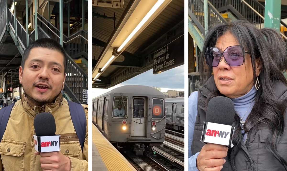 amNY 'The Third Rail': Talking with D train riders about the NYC Mayor's Race and more 2 This week’s episode of The Third Rail focuses on the D line, running from the Bronx to Brooklyn, and what commuters have to say about the 2025 NYC Mayor’s Race and other big topics affecting the city.