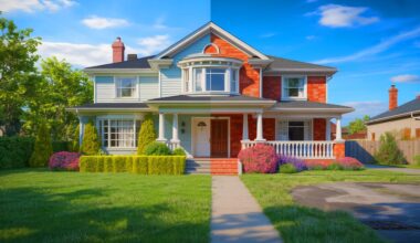 Illustration of AI-Enhanced Real Estate Listing with Misleading Property Images.