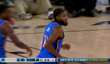 Thunder show fight but fall to Mavericks in Fort Worth
