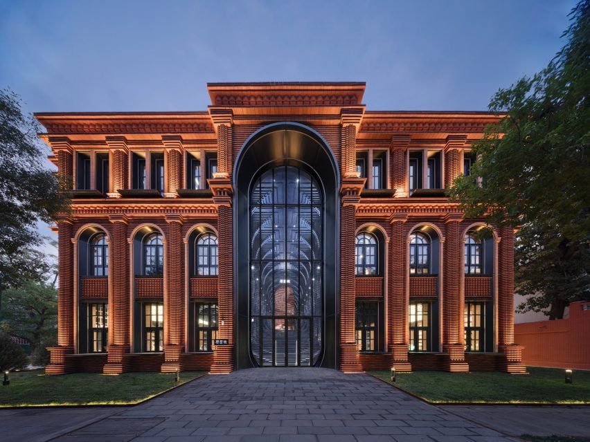 Facade of a bookshop in China