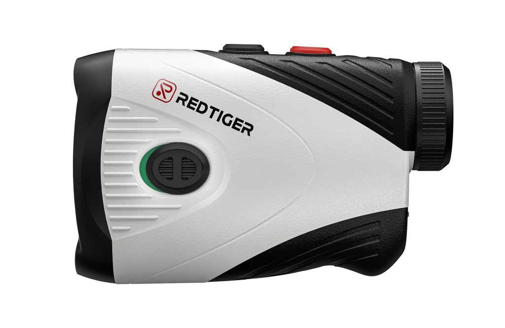 REDTIGER Golf Rangefinder with Slope, 1200 Yards Laser Range Finder Golfing, 7X Magnification, Flag Pole Locking Vibration, Rechargeable Range Finders with Magnet Stripe, GolfVue Series 1