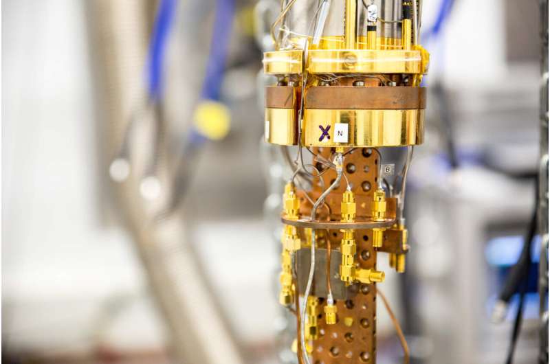 A time crystal formed on top of a superfluid in ultracold conditions. Credit: Mikko Raskinen/Aalto University. Time crystals could power future quantum computers