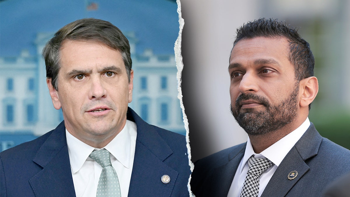 Deputy Attorney General Todd Blanche and FBI Director Kash Patel