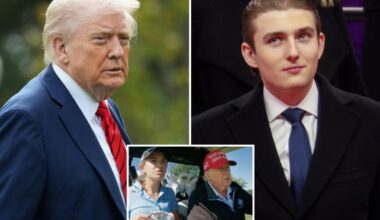 Trump shares update on Barron's progress at NYU on Kai vlog