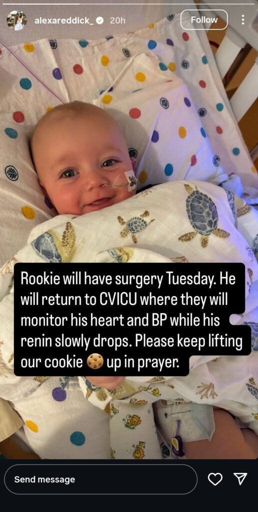 Via Alexa Reddick's Instagram Story