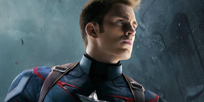 Chris Evans as Steve Rogers/Captain America is in the middle of a battle against Hydra and leading the Avengers to victory.
