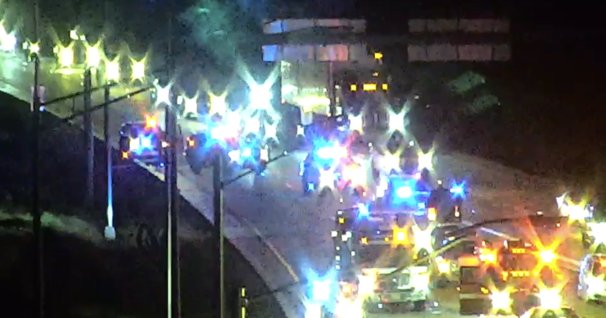 Large police presence along I-17 near Dove Valley Road