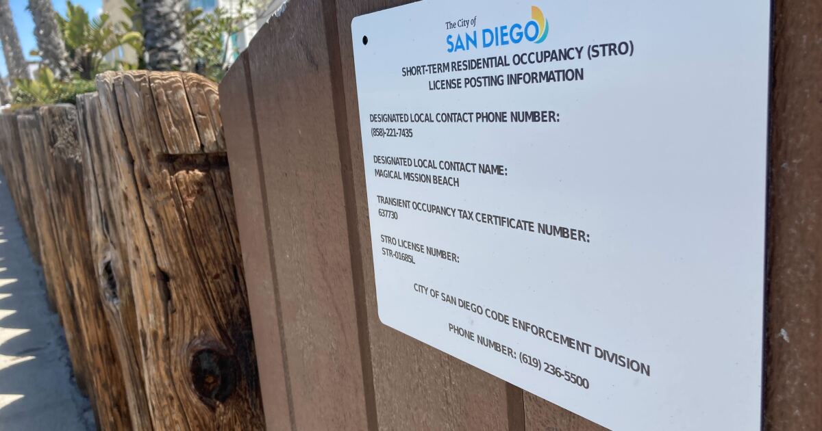 San Diego council member floats new tax on San Diego 'vacation homes'