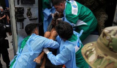 Brazilian police raid gang in Rio, leaving at least 64 people dead and 81 under arrest