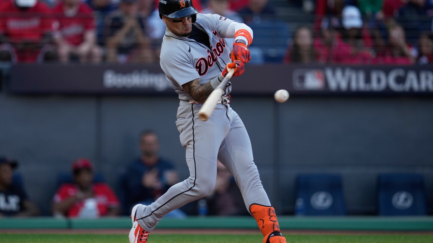 Dingler, Pérez lead Tigers past Guardians 6-3 and into the AL Division Series