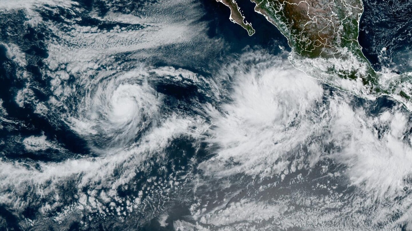 Tropical Storm Priscilla forms in Pacific Ocean off Mexico coast