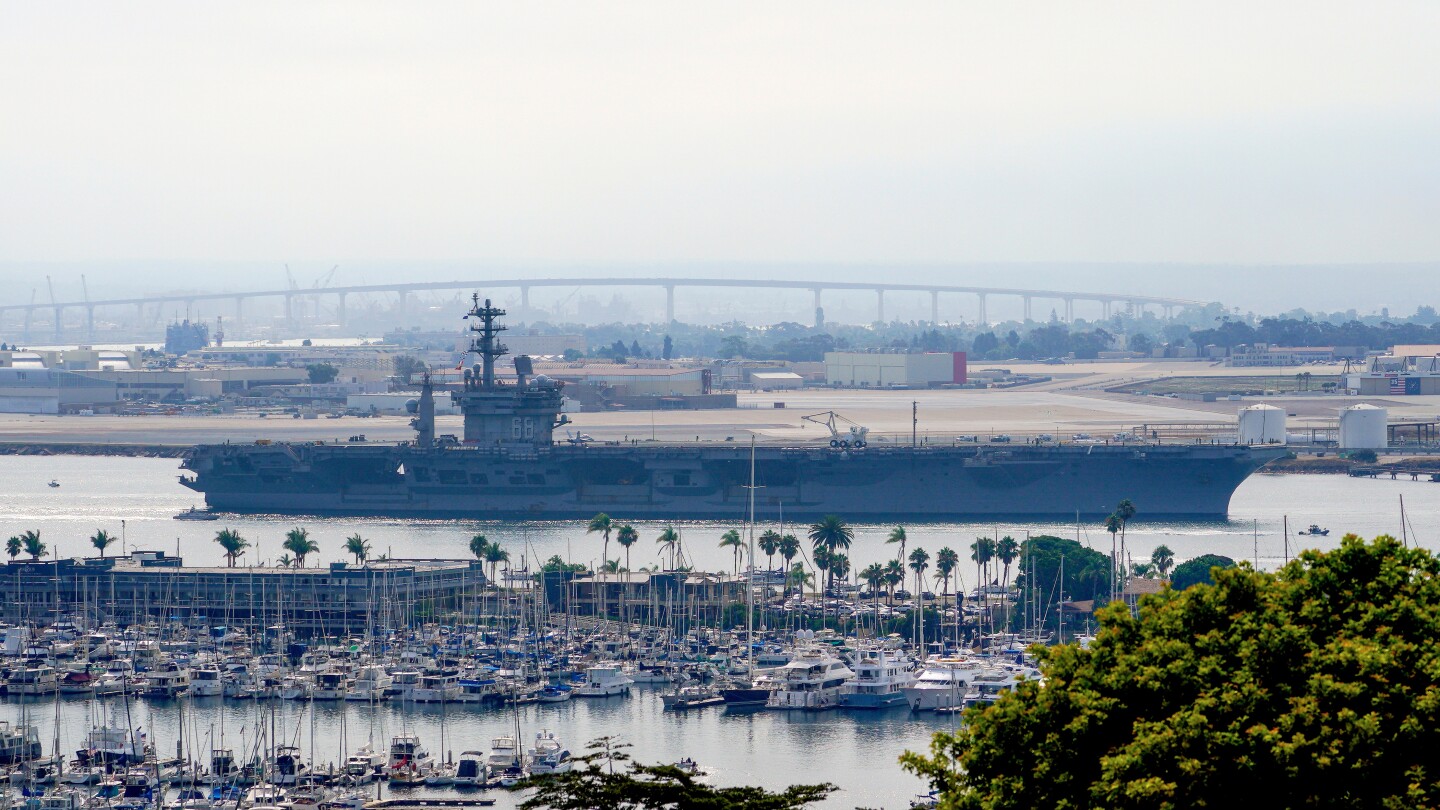 Navy loses two aircraft from USS Nimitz aircraft carrier