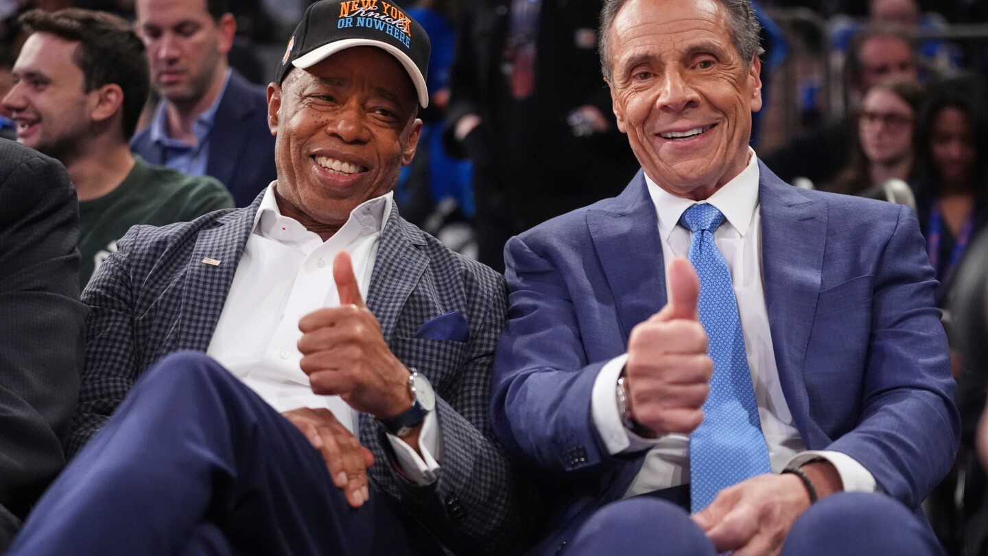 Eric Adams to back Andrew Cuomo in NYC's mayoral race, moving to blunt Mamdani