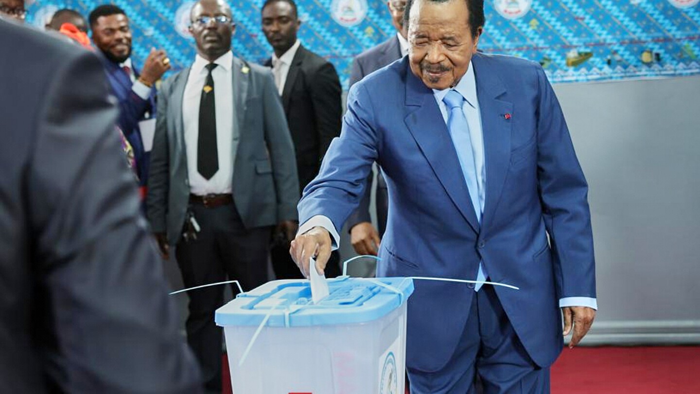 Paul Biya, world's oldest president, wins Cameroon election at 92