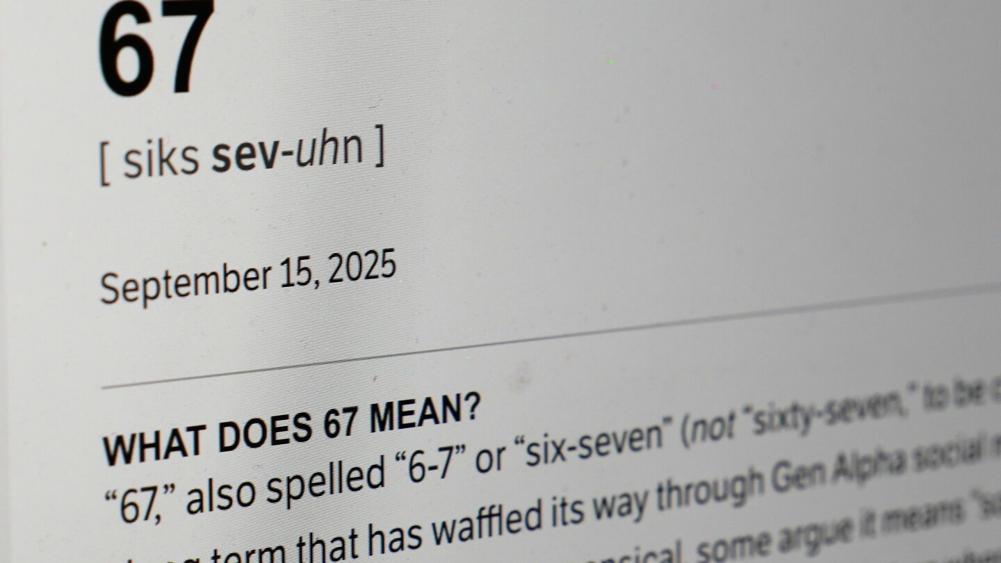 Dictionary.com’s word of the year is '6-7.' What does it mean?