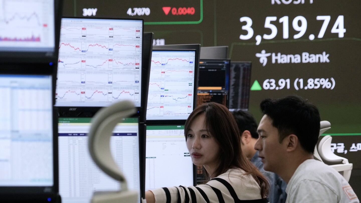 World shares track Wall Street's rise as tech shares advance