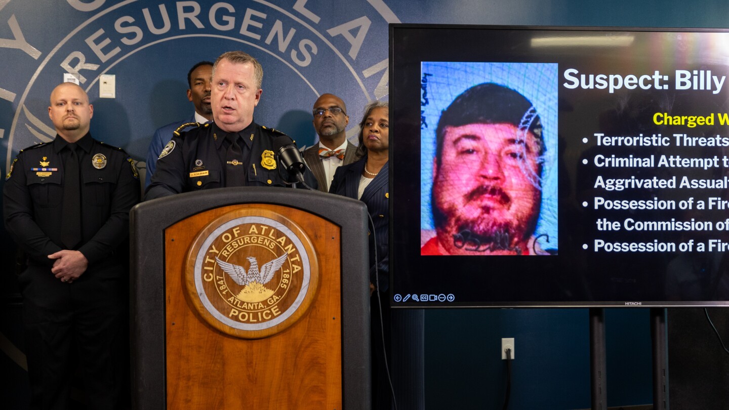 AR-style rifle found in car of man who threatened to shoot up Atlanta's airport, police say