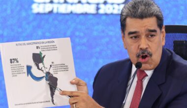 Venezuela's Maduro claims US is plotting war with aircraft carrier