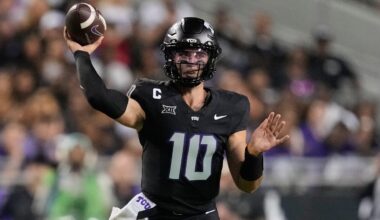 Josh Hoover accounts for 5 TDs as TCU beats Colorado 35-21 in Deion Sanders' return to Fort Worth