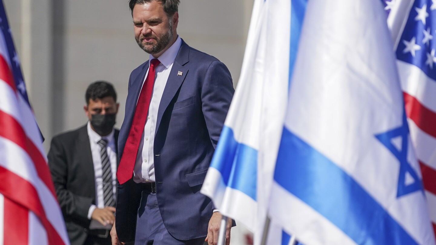 US vice president in Israel to shore up fragile ceasefire in Gaza