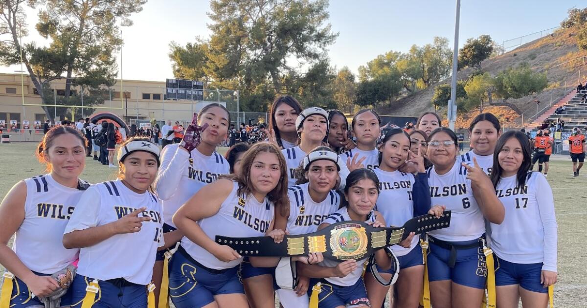 Wilson flag football team makes dramatic rise in City Section
