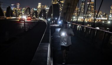This L.A. landmark was hailed as a 'ribbon of light.' Scrap metal thieves have made it dark and invisible