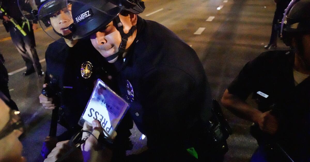 L.A. council rebukes city attorney over ban over crowd control weapons on journalists