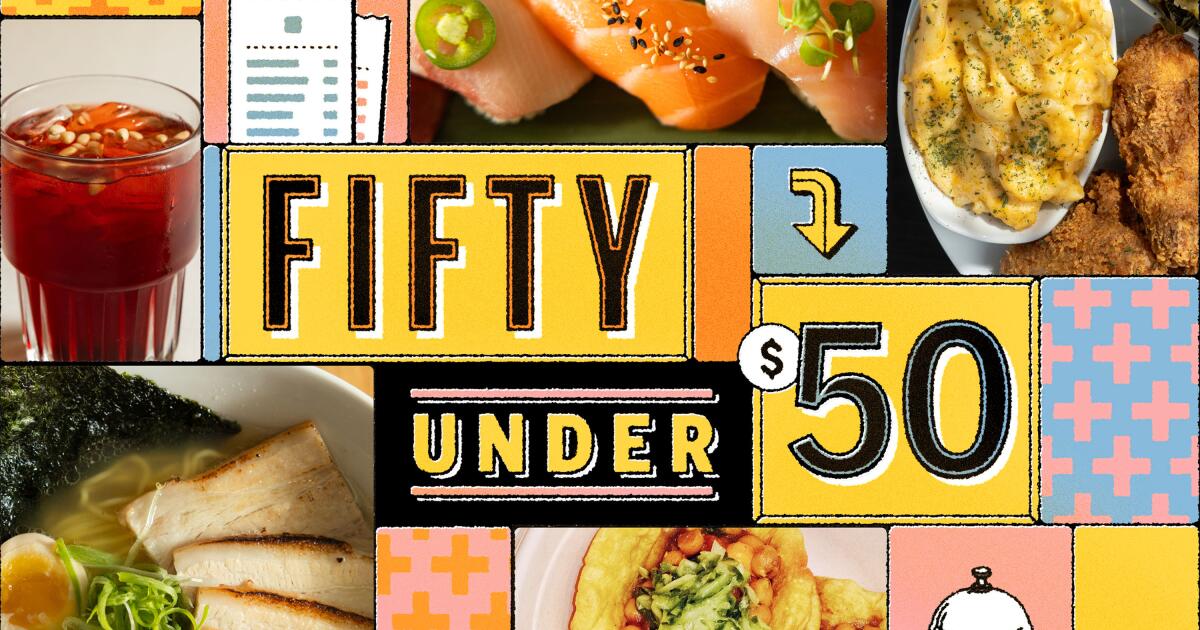 Where to get dinner in Los Angeles for $50 or less
