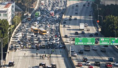 Pro-Palestinian freeway protesters could see charges dropped