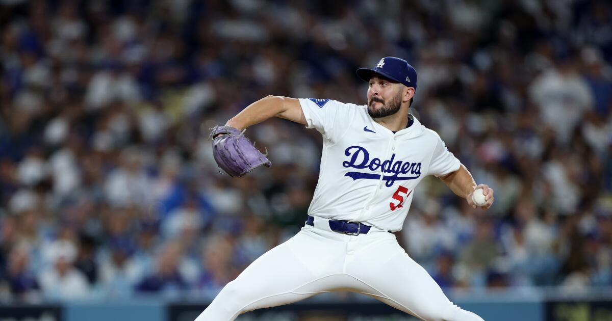 Dodgers' bullpen takes a hit, Alex Vesia off World Series roster
