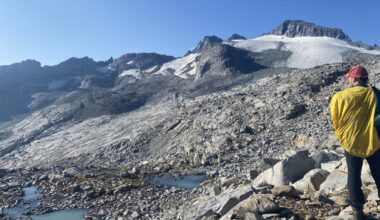The remaining glaciers of California's Sierra Nevada are vanishing