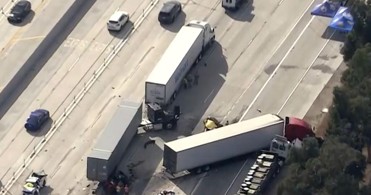 21-year-old driver suspected of causing fiery 10 Freeway crash