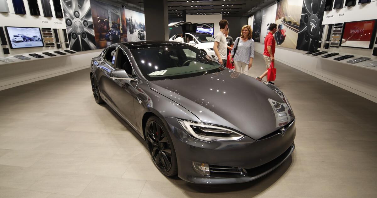 Tesla sales jump 7% amid rush for electric vehicles