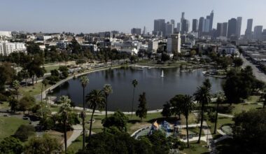 Drugs, crime and homelessness plague MacArthur Park. Can a fence rescue it?